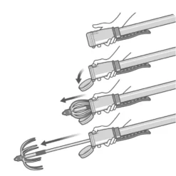 Auto King 500 Gaff -Mikad Fishing Shop daiichi seiko auto king 500 gaff 2