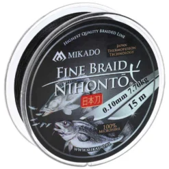 Mikado Nihonto Fine Braided Line 15 M -Mikad Fishing Shop mikado nihonto fine braided line 15 m 2
