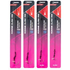 NASH Ronnie Claw Barbed Tied Hook -Mikad Fishing Shop nash ronnie claw barbed tied hook 1